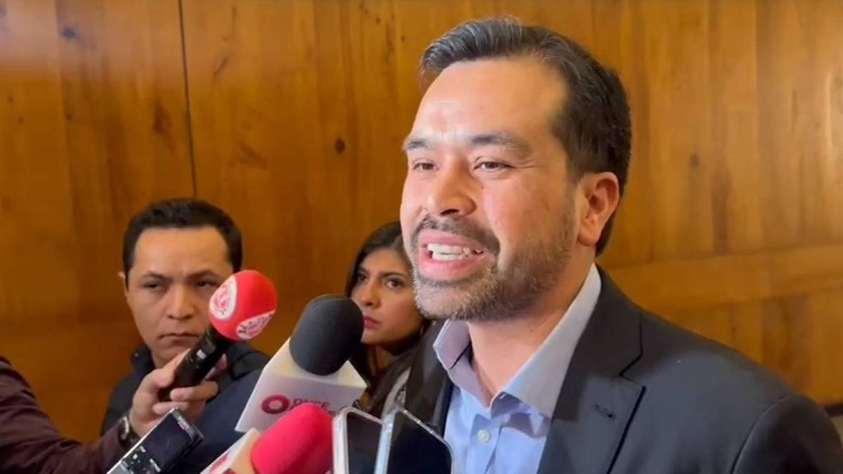 Jorge Álvarez Máynez, candidato de Movimiento Ciudadano, en entrevista.