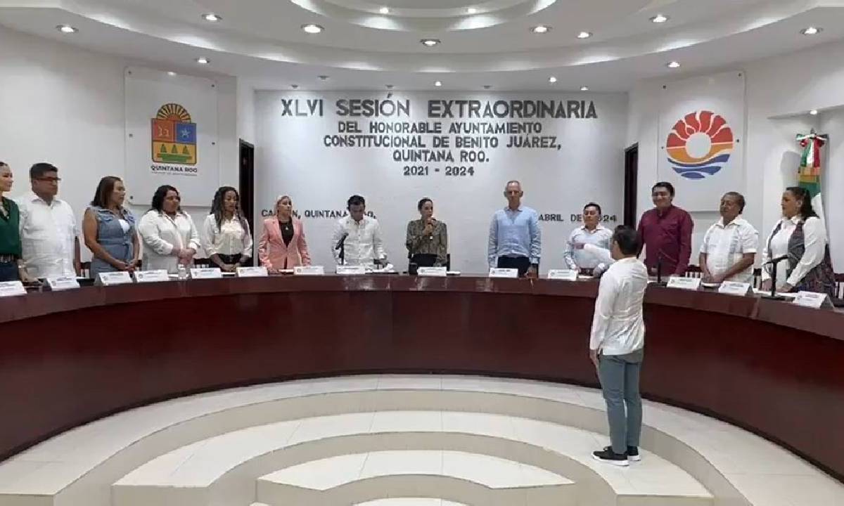 Toma de protesta a Pablo Gutiérrez Fernández como primer regidor del Ayuntamiento de BJ.