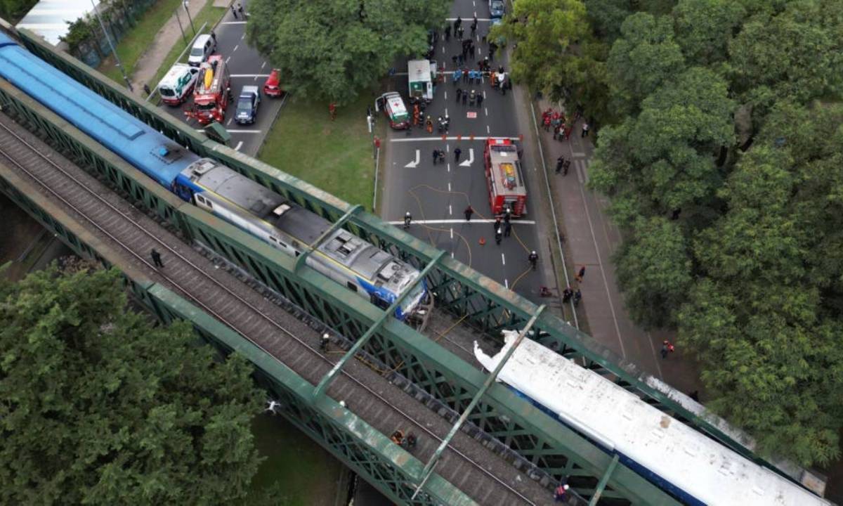 Brutal choque de trenes en Argentina; 57 heridos.