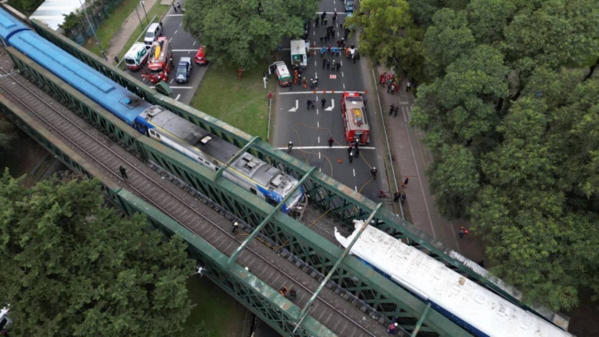 Brutal choque de trenes en Argentina; 57 heridos.