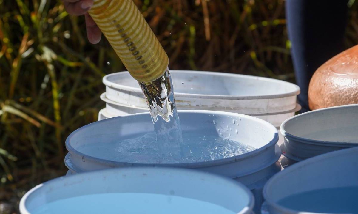 Imagen ilustrativa sobre la carencia de suministro de agua potable.