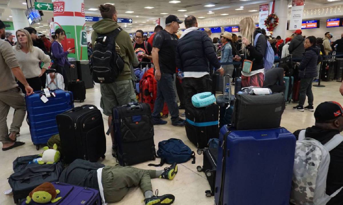 Los brasileños se encontraban en la terminal aérea.