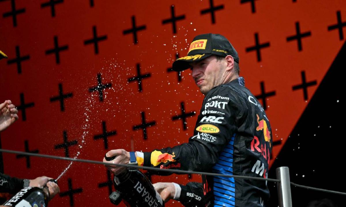 Max Verstappen ganó una nueva carrera.