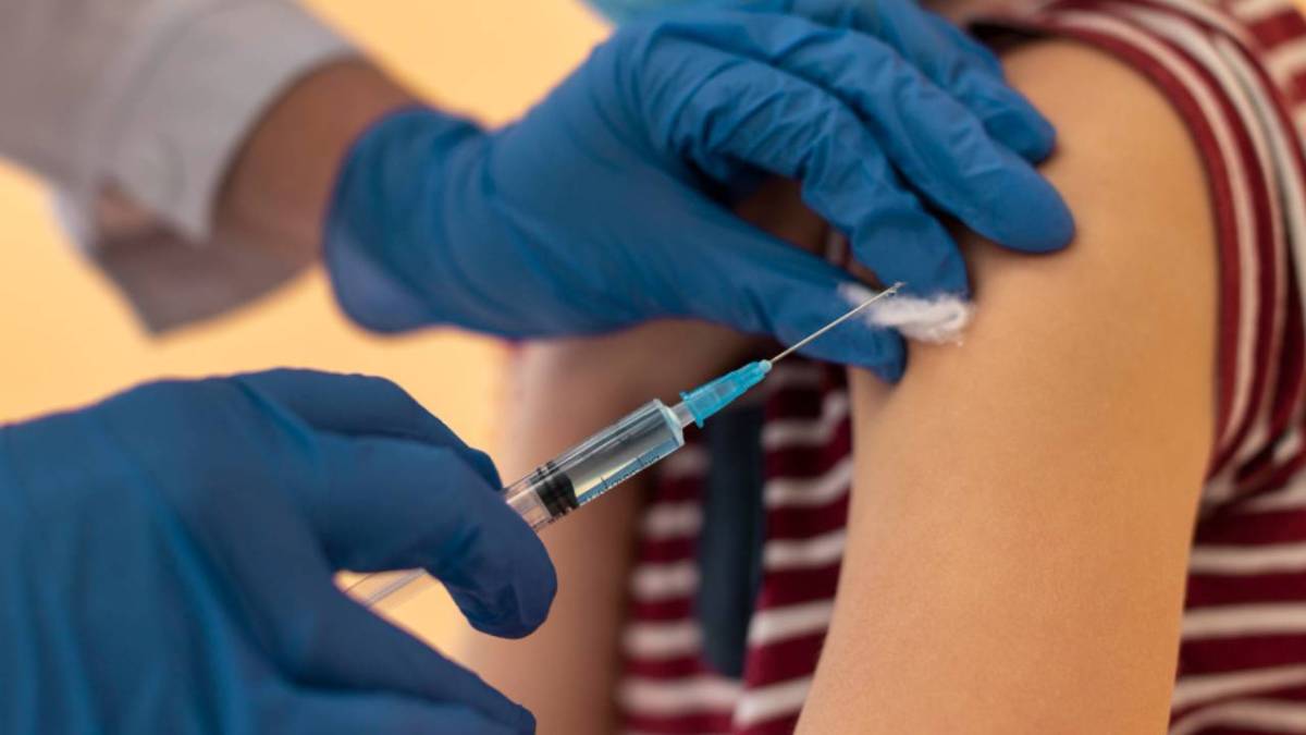 Imagen ilustrativa de la aplicación de una vacuna.
