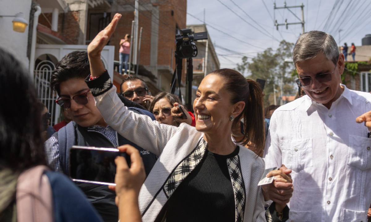 La candidata de Sigamos Haciendo historia aventaja en la contienda por la presidenta.