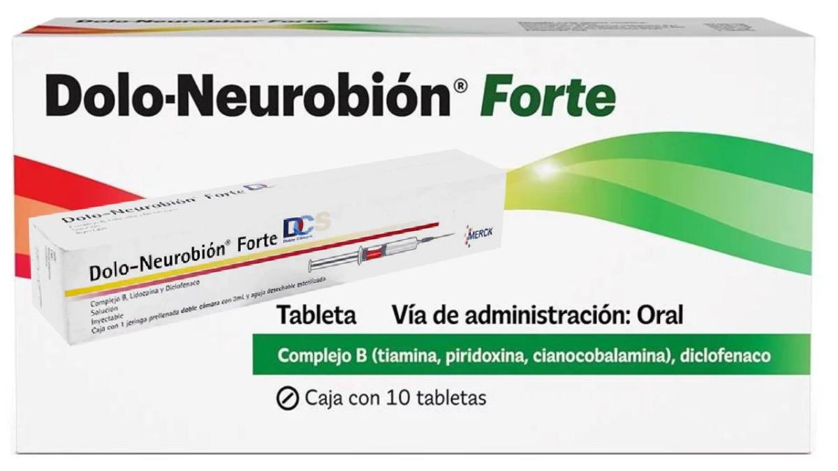 La Cofepris alertó la sustracción de dos lotes del medicamento Dolo-Neurobión Forte y la falsificación de Dolo-Neurobión Forte DCS solución inyectable.