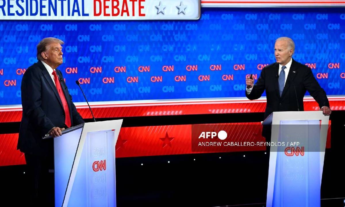 Joe Biden y Donald Trump protagonizaron un primer debate el jueves.