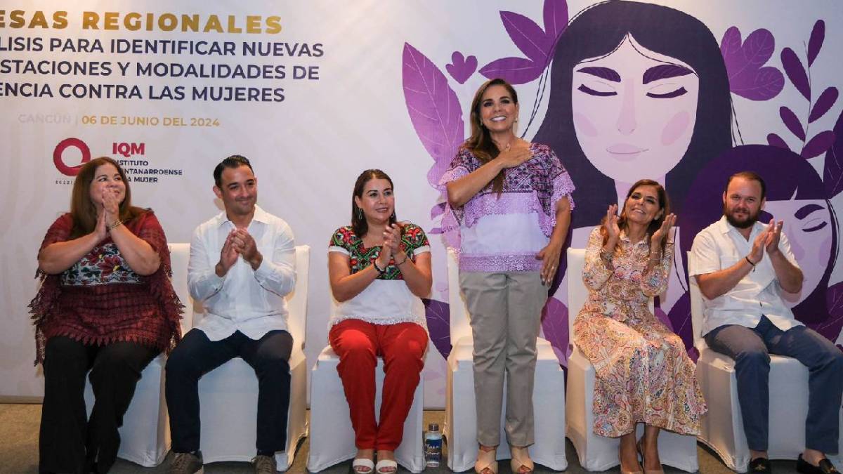 Quintana Roo fue sede de la mesa de diálogo para erradicar la violencia contra las mujeres.