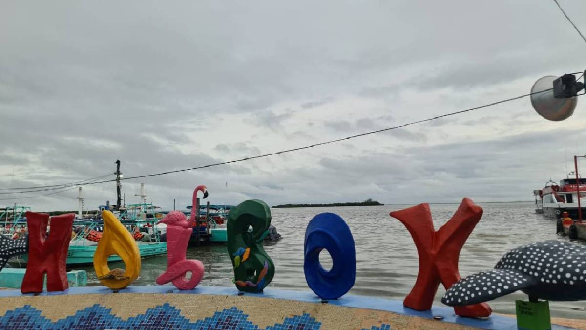 Las isla de Holbox sufrió las consecuencias de las fuertes lluvias.