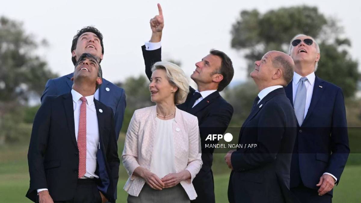 Los líderes del G7 respaldaron a Ucrania.