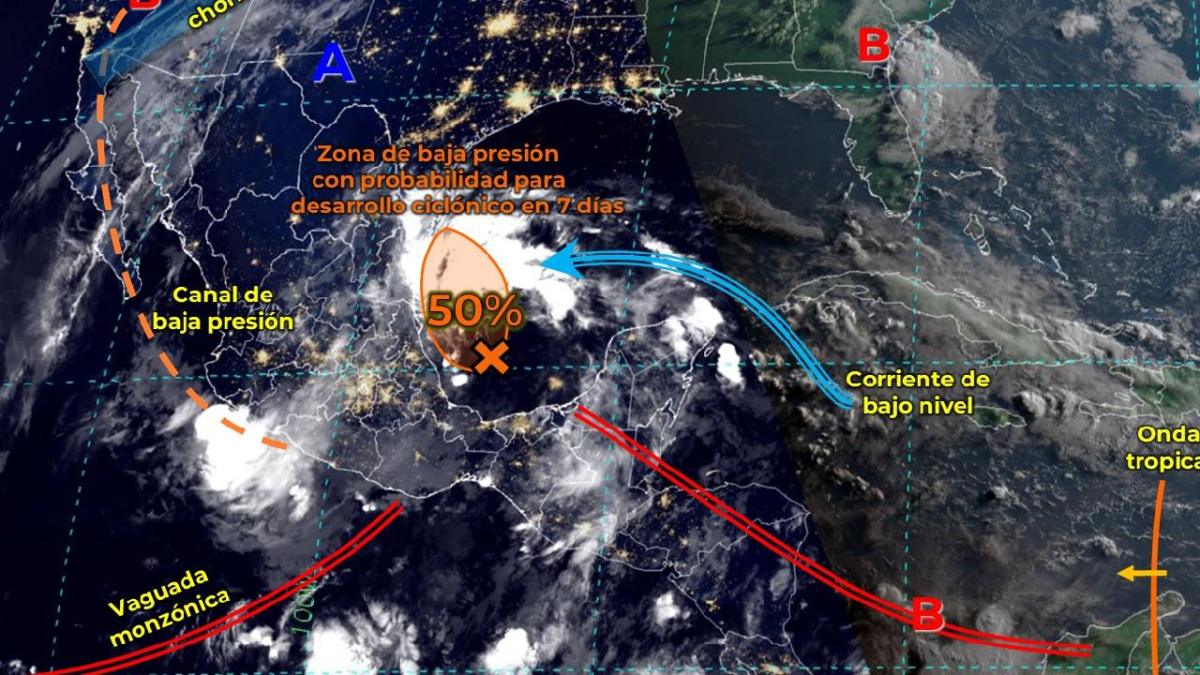 Sistemas meteorológicos en vigilancia que afectan la región.