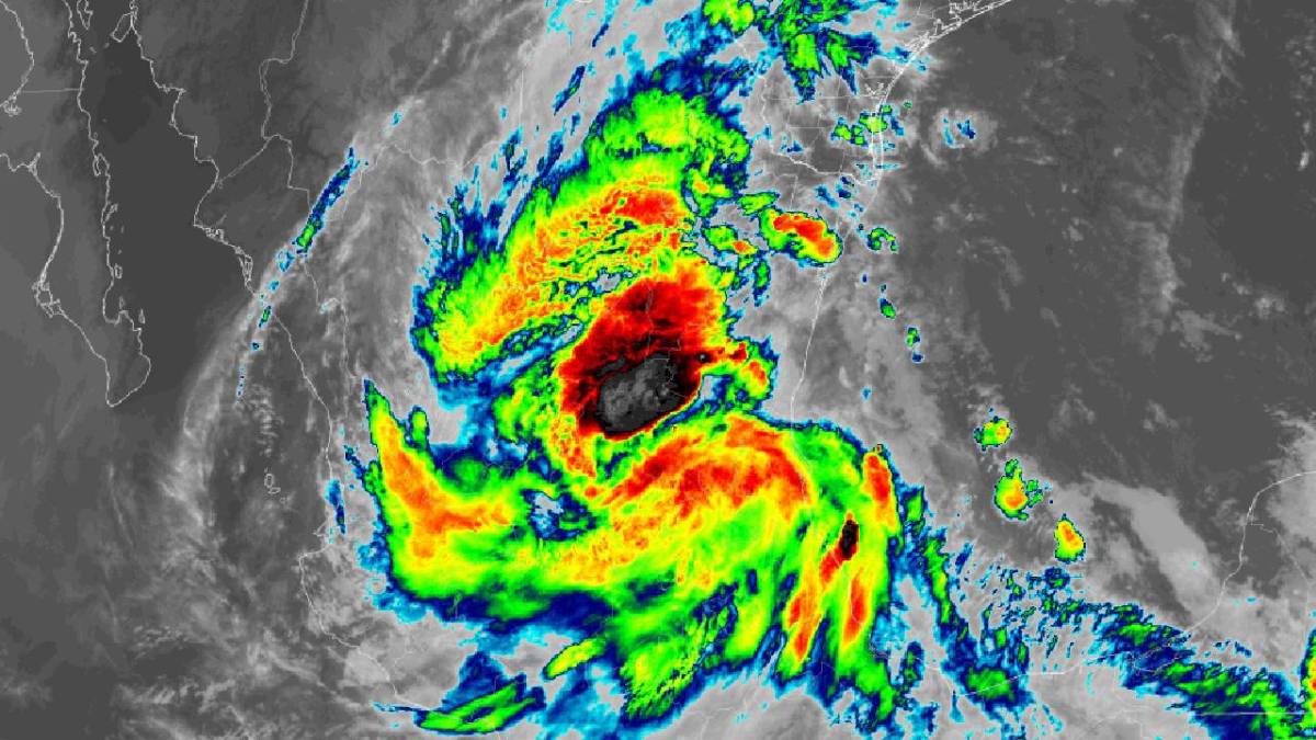 La tormenta tropical Alberto tocó tierra.