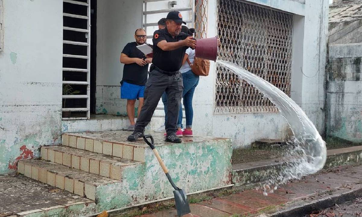 Protección Civil mantiene ayuda en Chetumal.