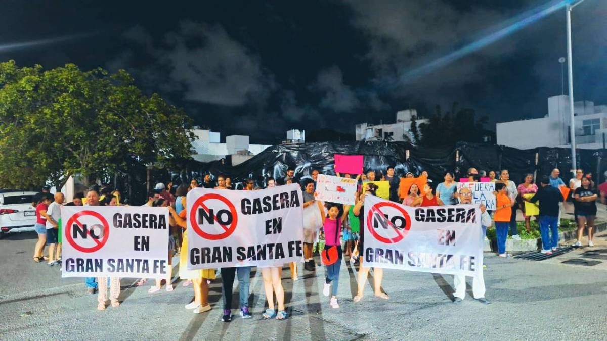 Los vecinos están en contra de la construcción de una gasera.