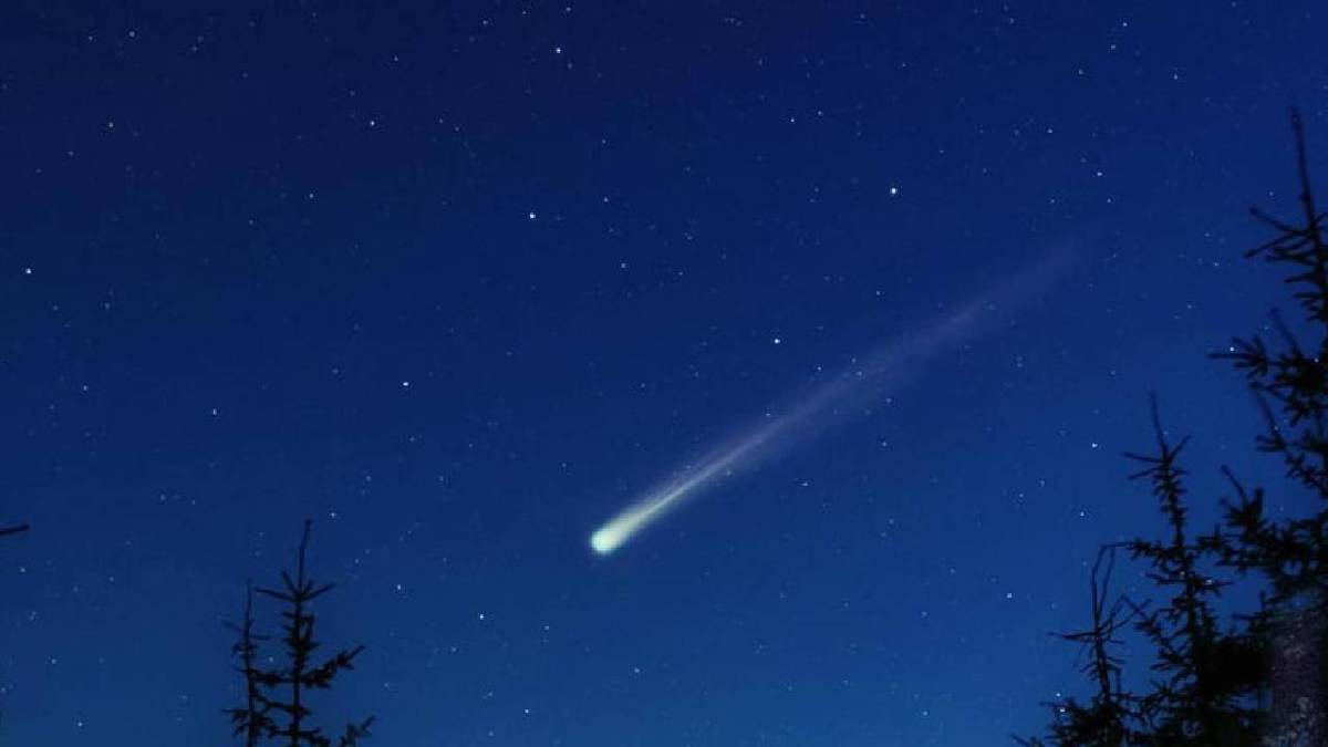 El cometa será visible en algunas partes del país.