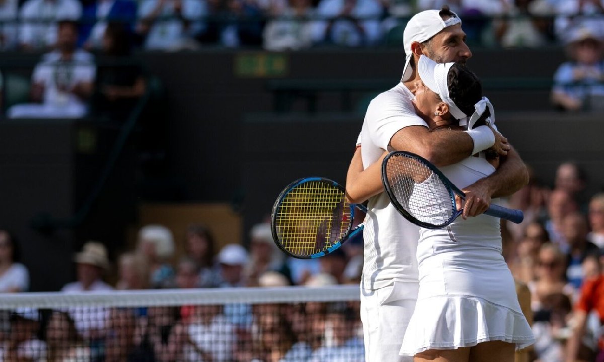 La dupla de tenis formada por Giuliana Olmos, de 31 años, y Santiago González, de 41.