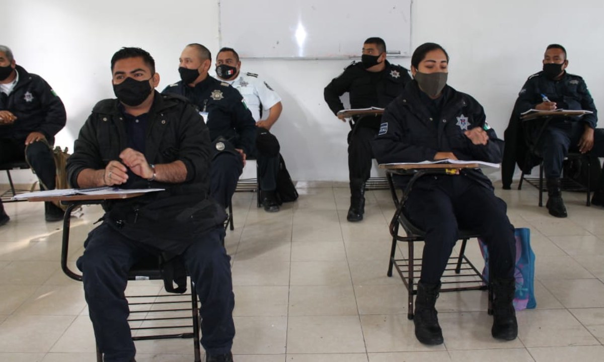 Actualmente, la Academia está en proceso de formación de nuevos policías.