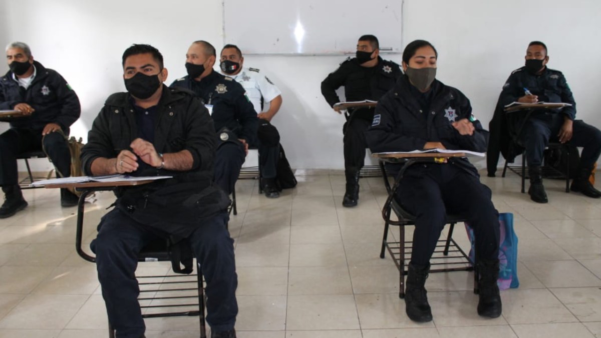 Actualmente, la Academia está en proceso de formación de nuevos policías.