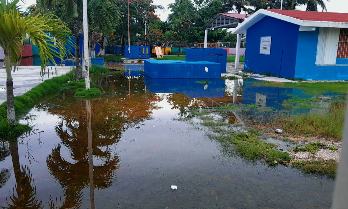 Inundación en Chiquilá.