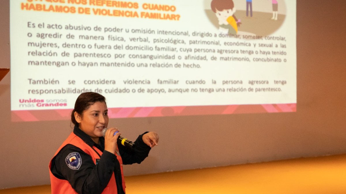 Charla de capacitación sobre violencia de género en Quintana Roo.