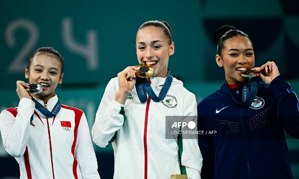 Kaylia Nemour de Argelia, ganó el oro.