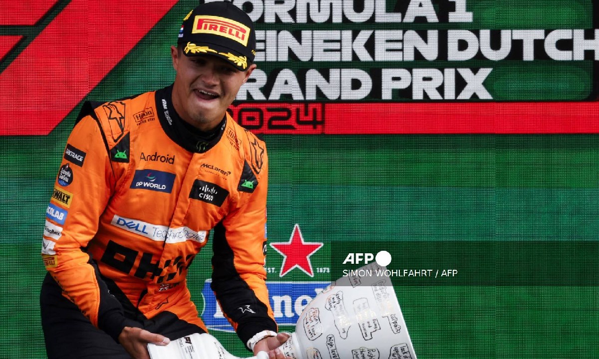 El piloto británico Lando Norris, se alzó con el triunfo.