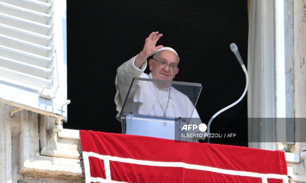 El papa abogó por la paz en Venezuela.