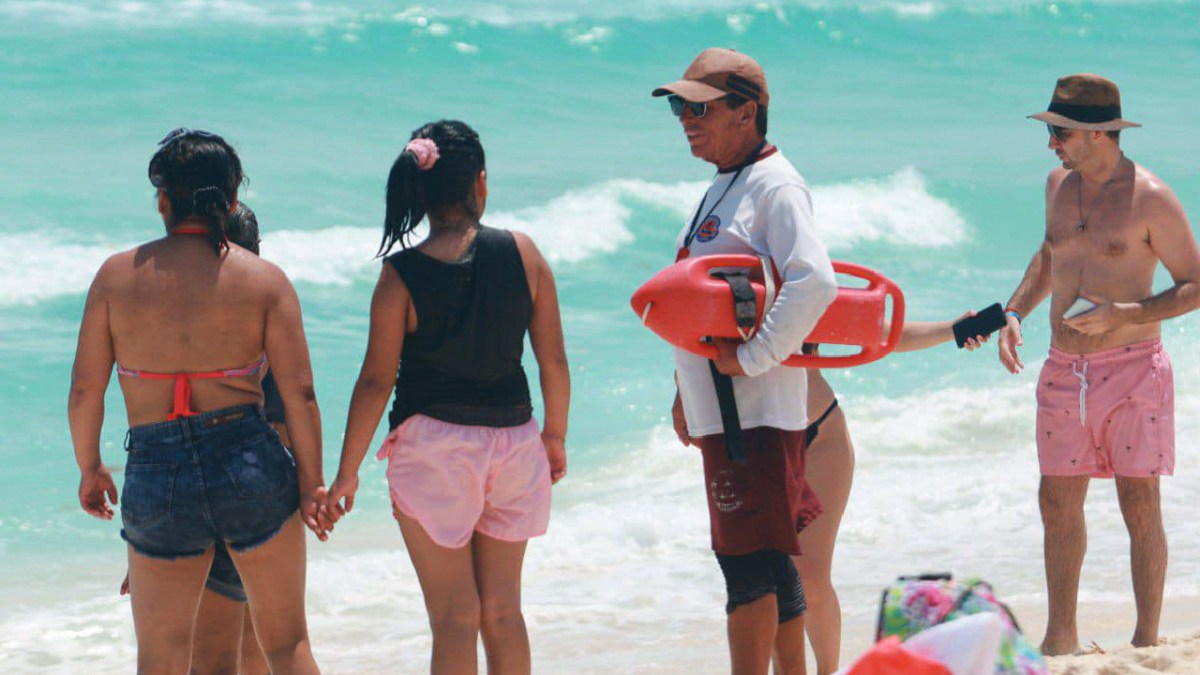 Las playas de Cancún enamoran a los turistas.