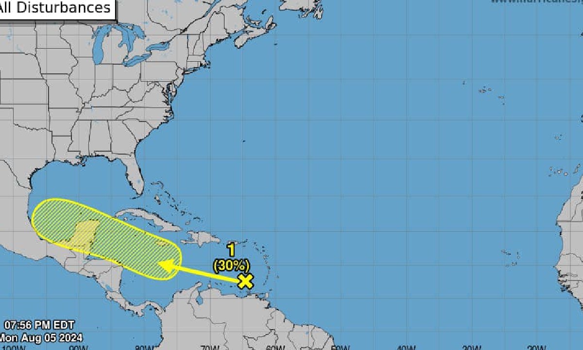 Zona de baja presión en vigilancia.