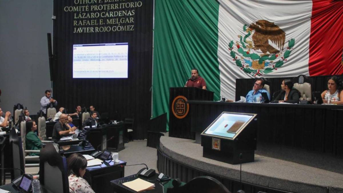 Sesión del Poder Legislativo de Quintana Roo.