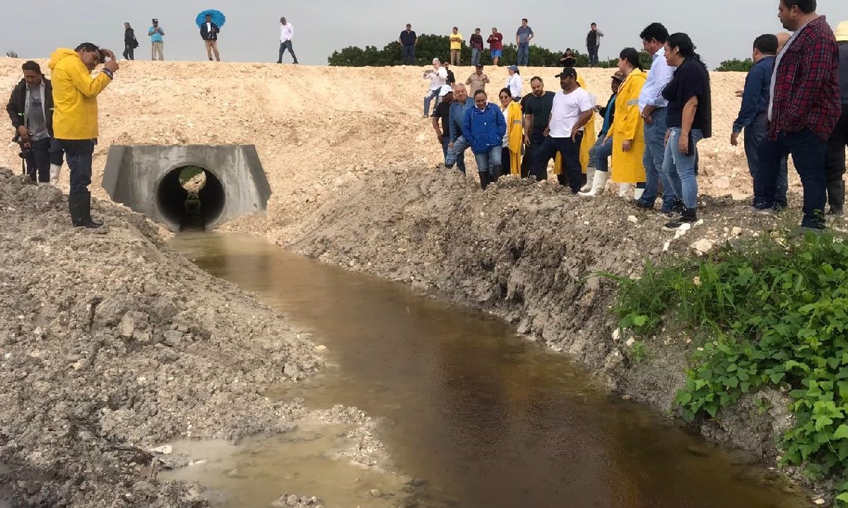 Las obras del tramo 7 del Tren Maya no contaba con los pasos de agua adecuados.