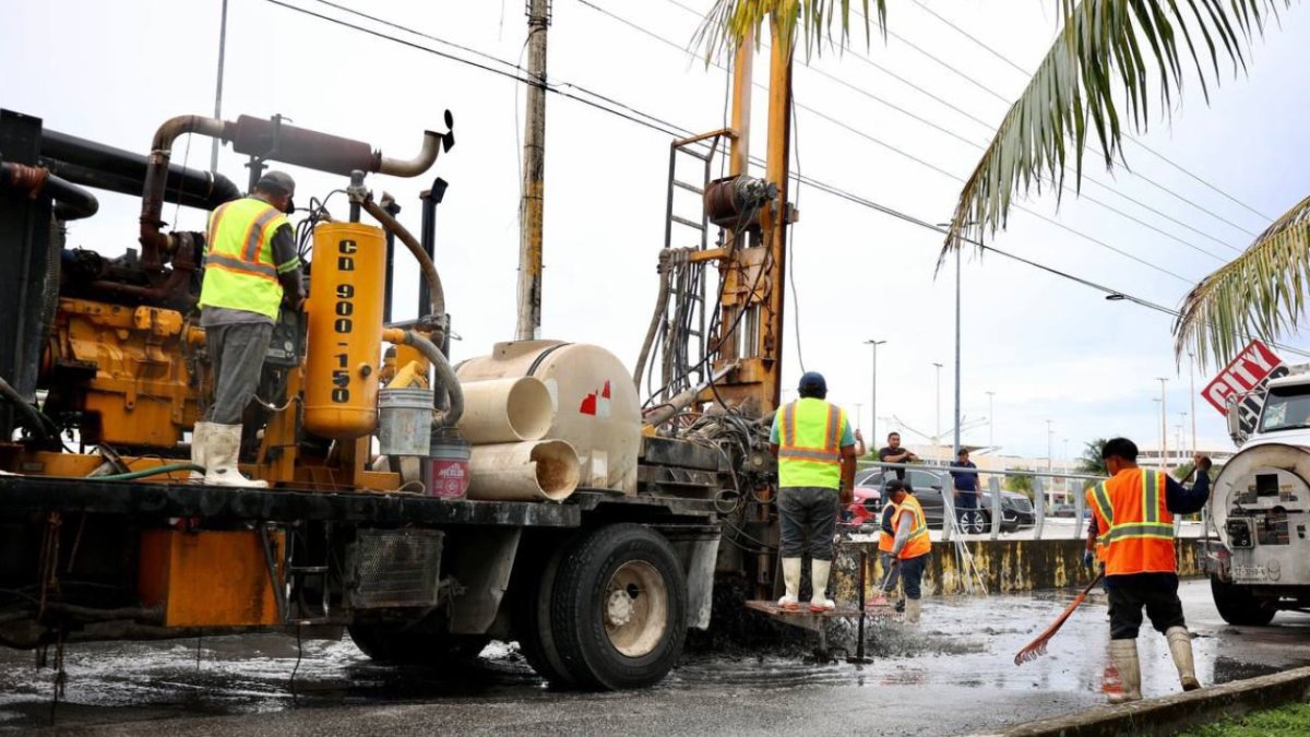 Desasolve en Cancún.