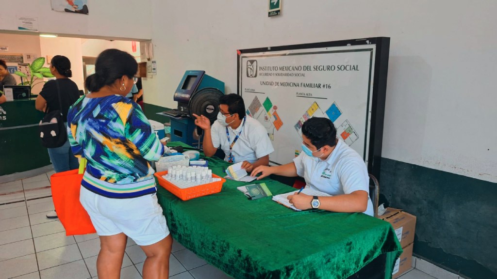 Atención en UMF del IMSS.