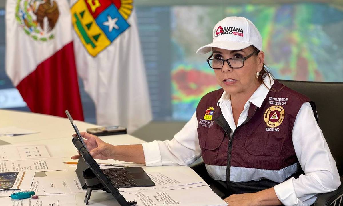 La gobernadora de Quintana Roo, Mara Lezama.