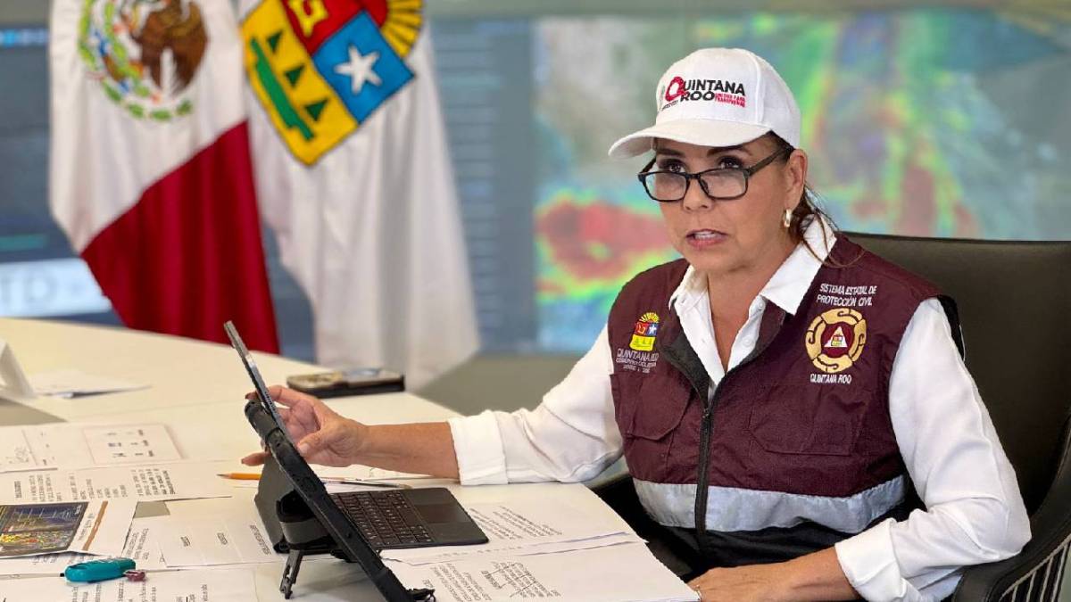 La gobernadora de Quintana Roo, Mara Lezama.