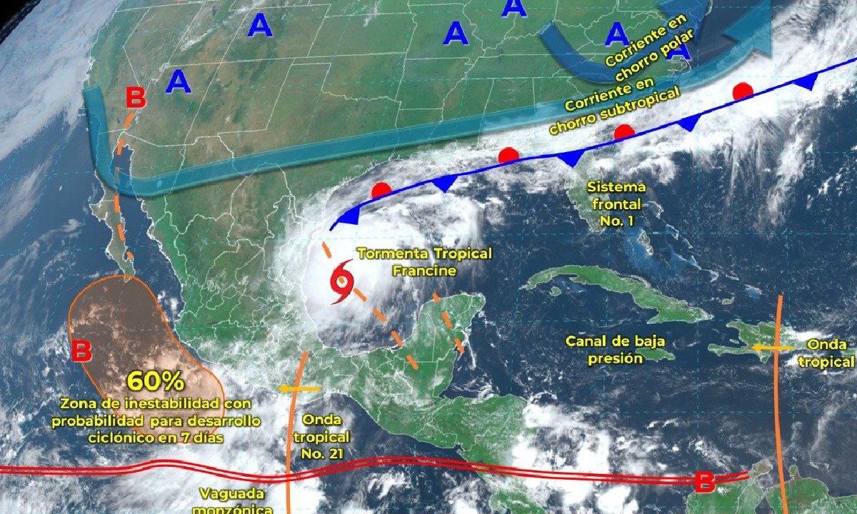 La tormenta afectará a varios estados.