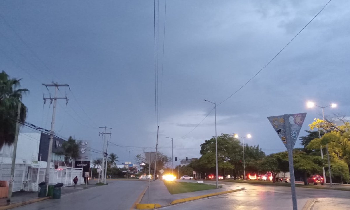 Se pronostican lluvias en Quintana Roo.