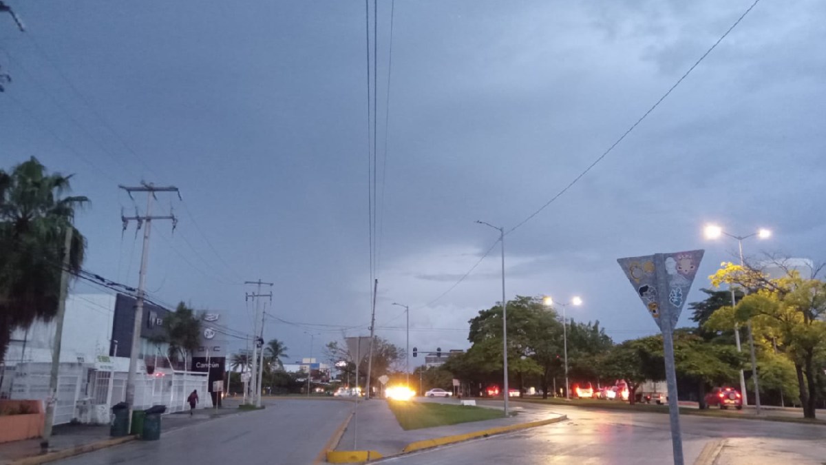 Se pronostican lluvias en Quintana Roo.