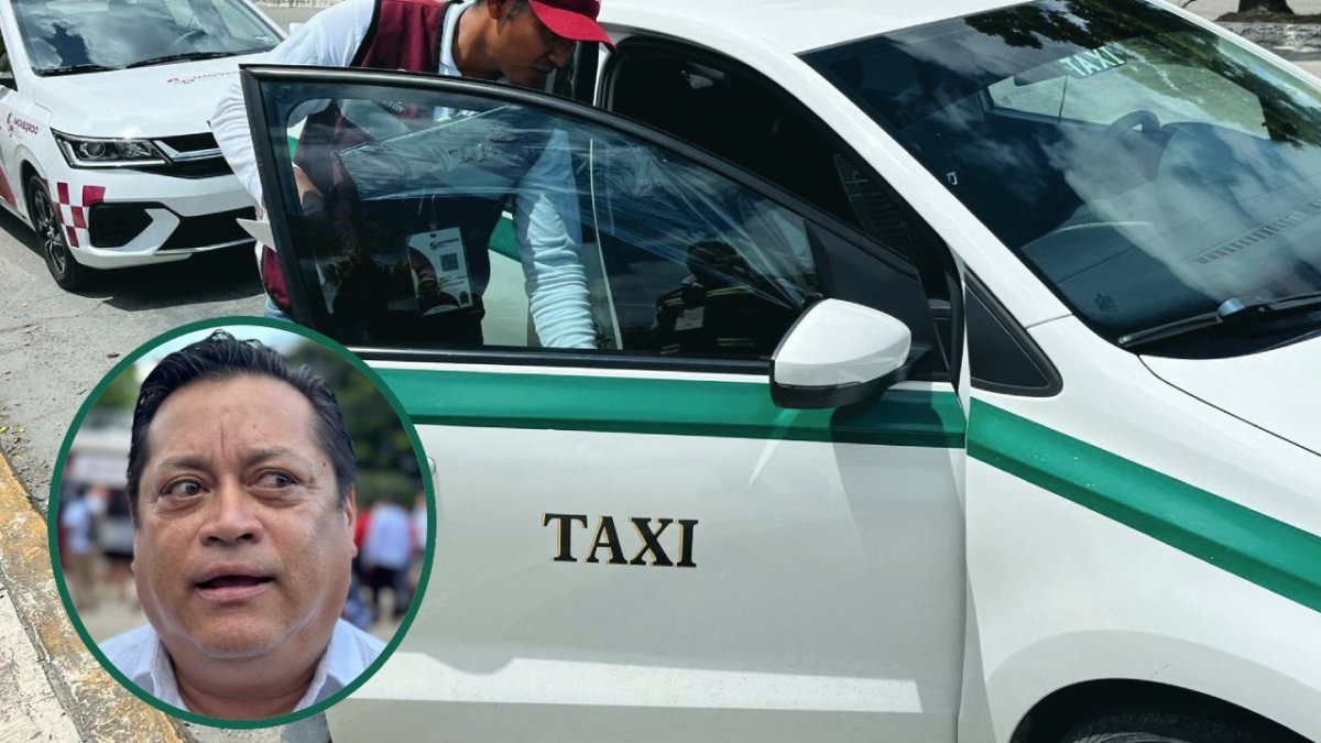 Rubén Carrillo Buenfil, secretario general del Sindicato de Taxistas Andrés Quintana Roo.