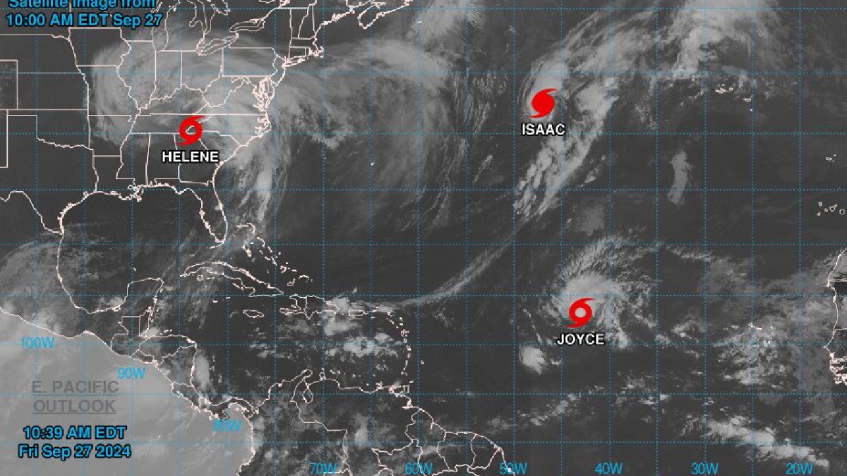 Se forma la tormenta tropical Joyce en el Atlántico.