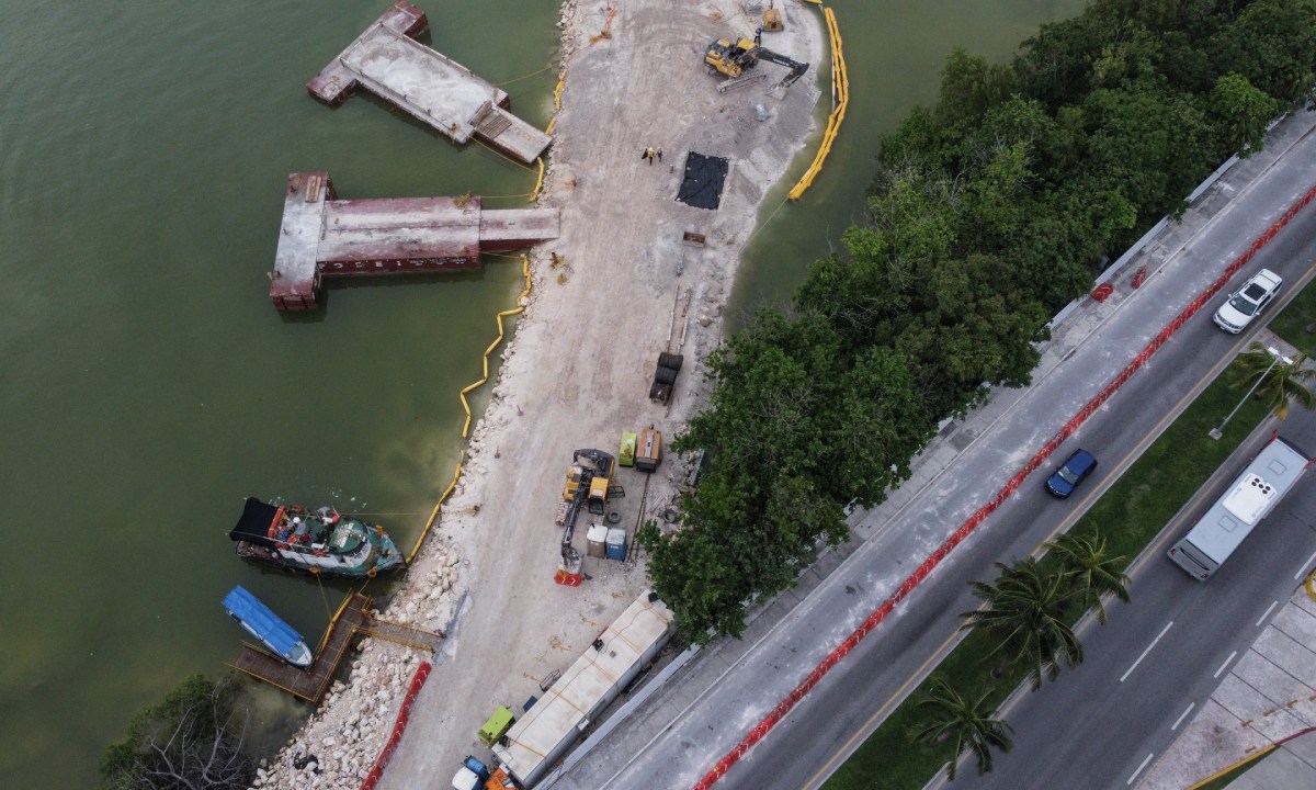 Cierres viales en Cancún por obras.