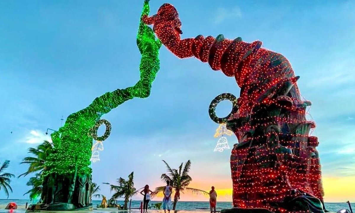 Fiestas Patrias en el Caribe Mexicano.