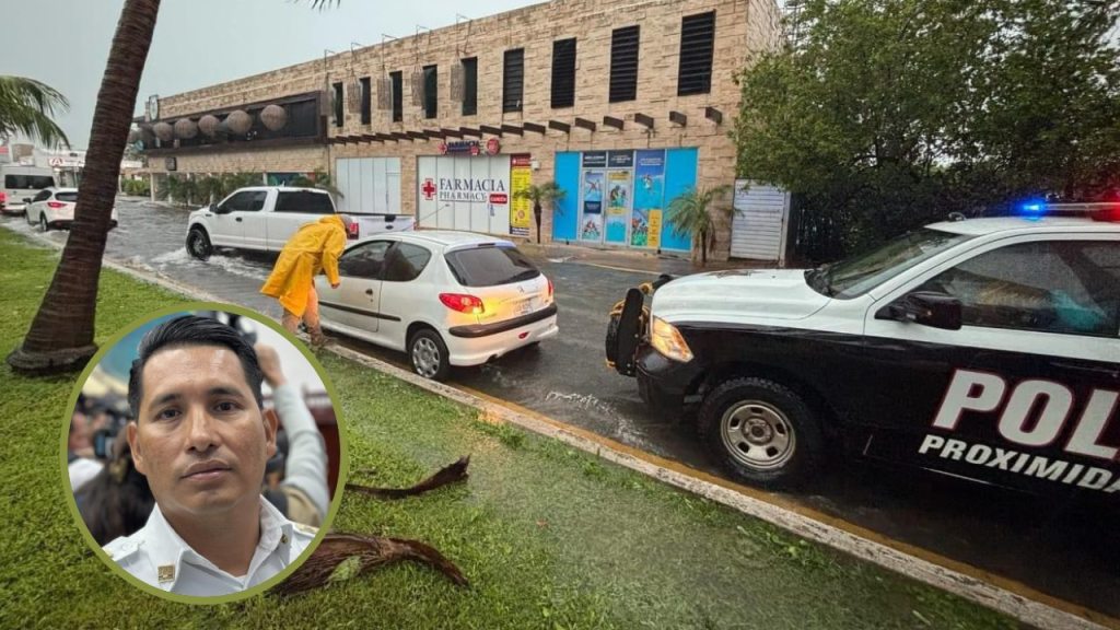 Accidente vial en Cancún.