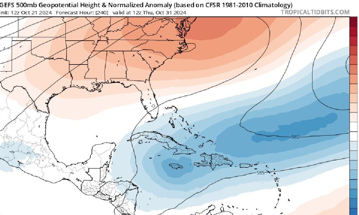 Pronóstico por conjunto de ECMWF y GFS.