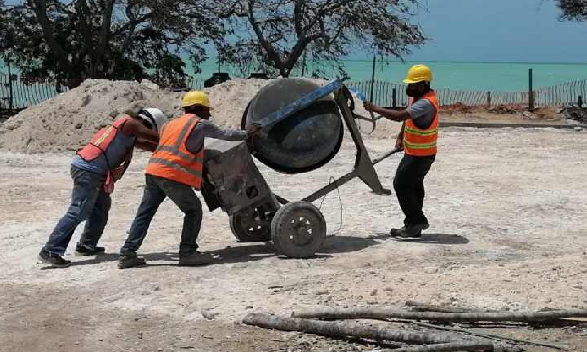 Obras de infraestructura en el sur de Quintana Roo.