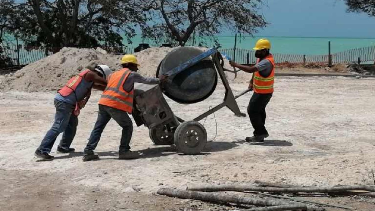 Obras de infraestructura en el sur de Quintana Roo.