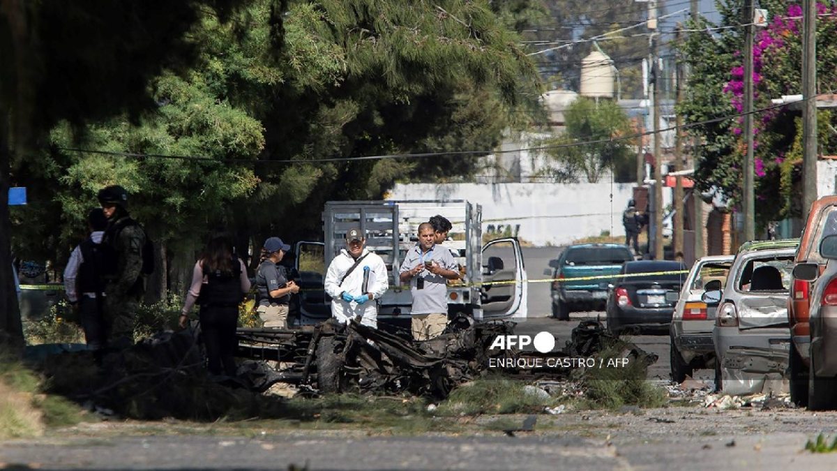 Un coche bomba estalló hoy en Acámbaro, Guanajuato.