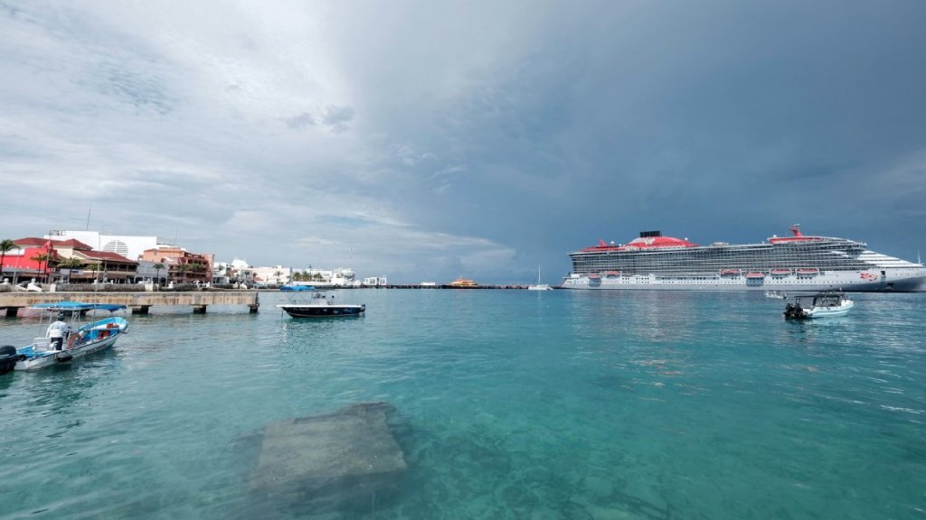 Un crucero en Cozumel.