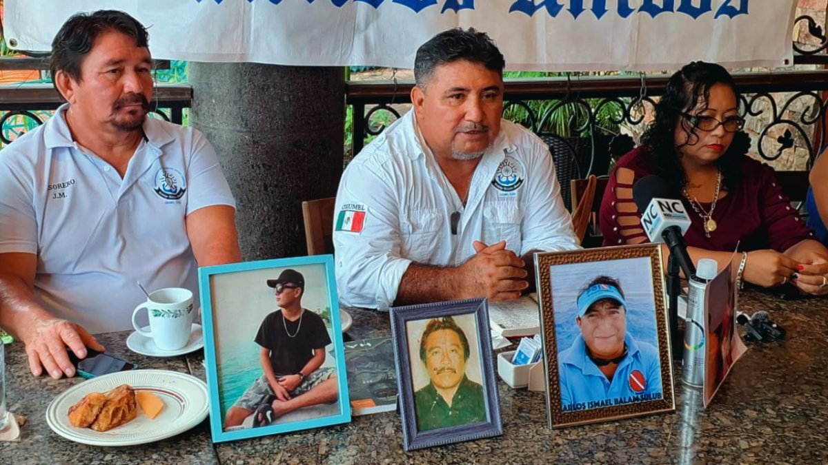 Presentación de torneo de pesca en Cozumel.