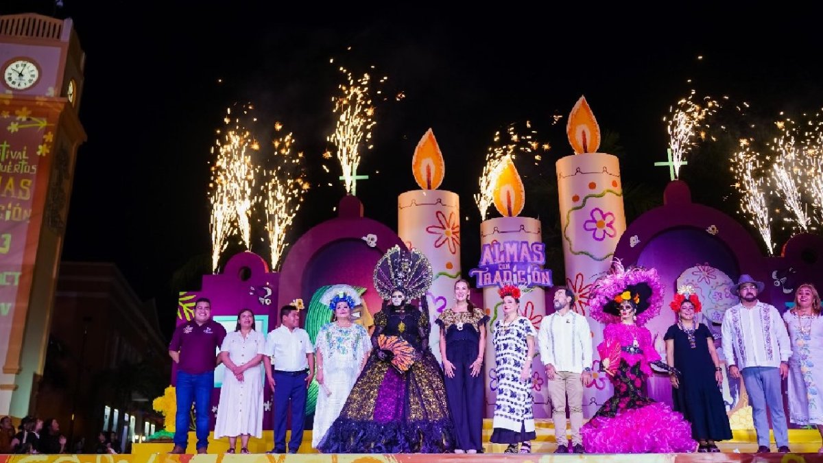 Festival "Almas con Tradición", en Cozumel.